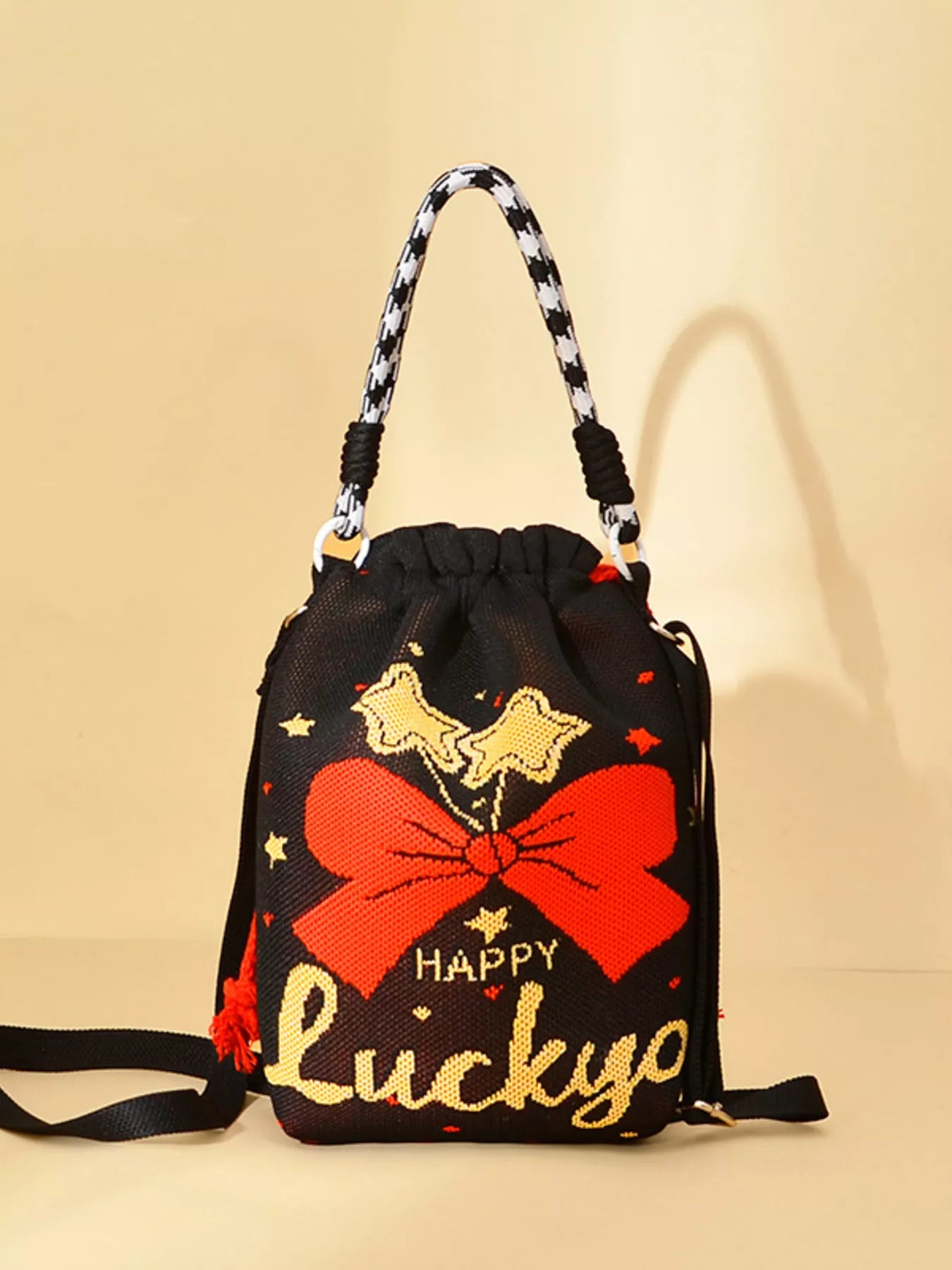 Drawstring Bucket Bag