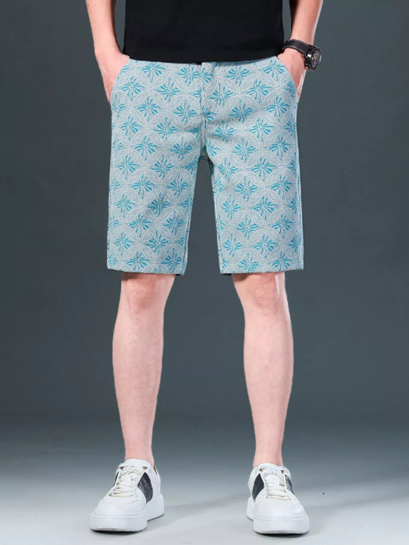 Men's Printed Loose Fit Shorts