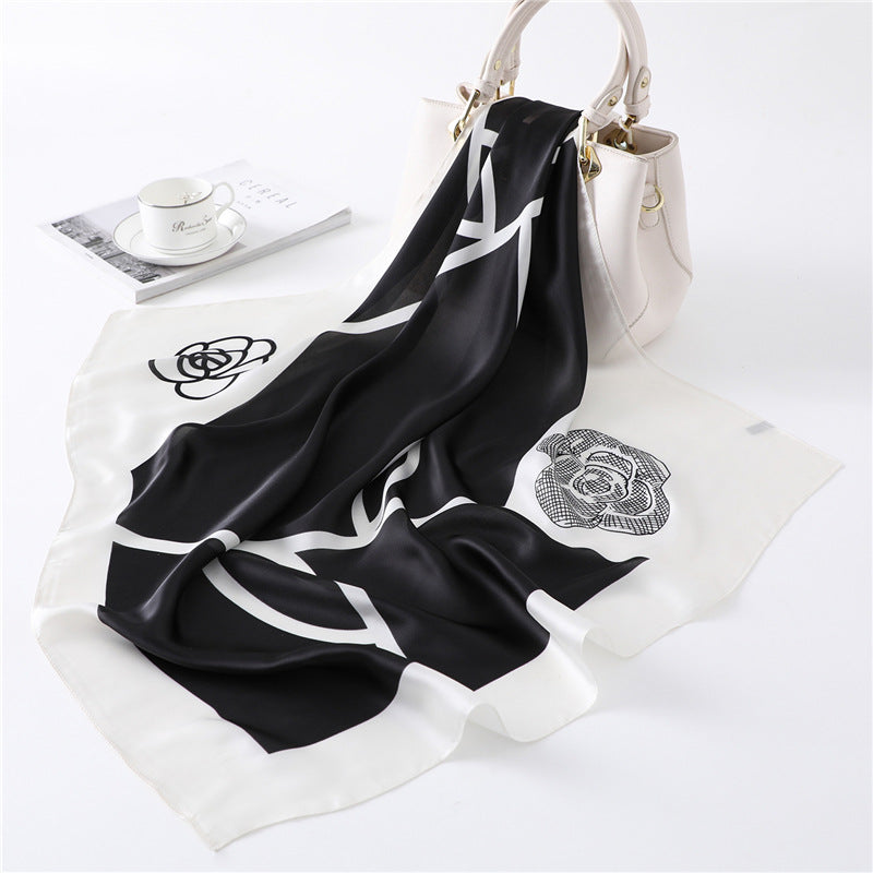 Decorative scarf silk scarf (See size chart where applicable)