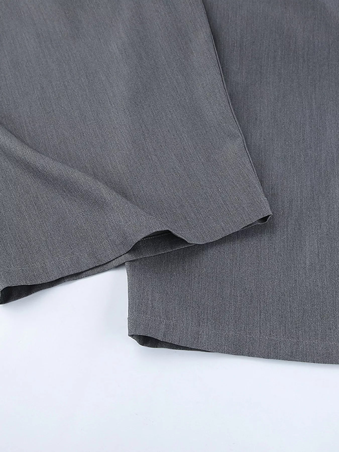 High-Waisted Wide-Leg Pleated Pants