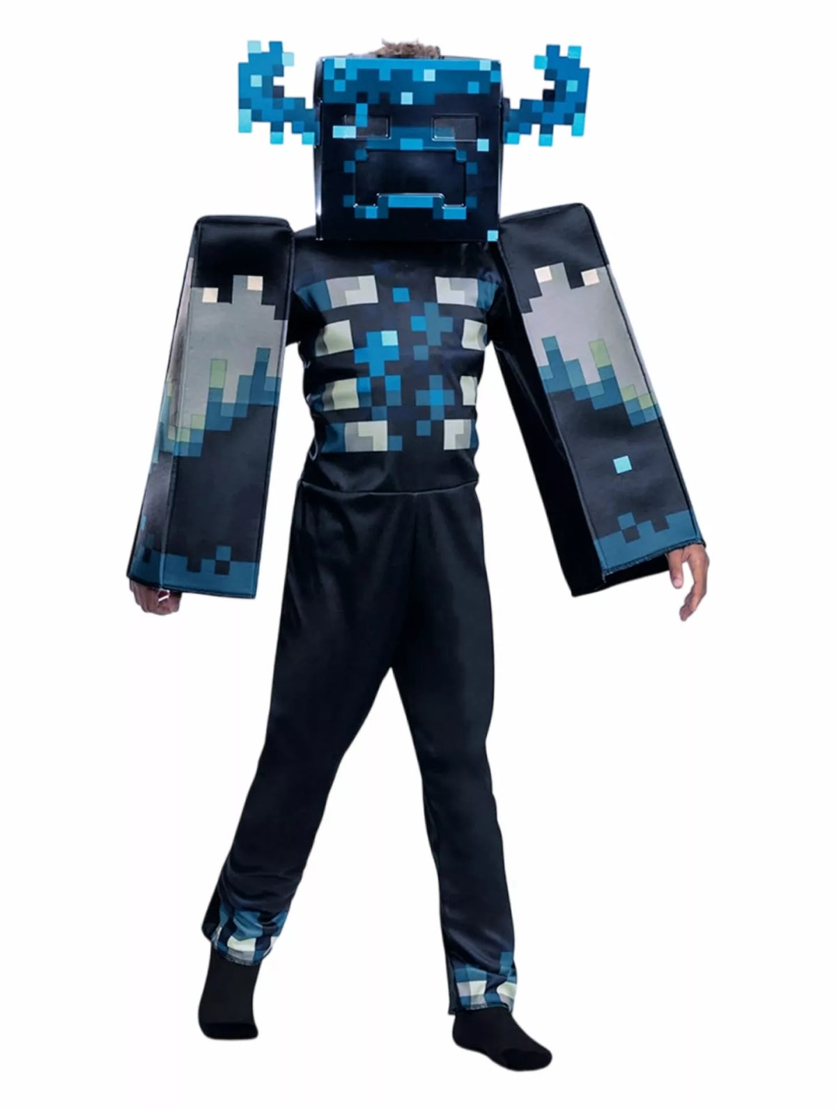 Children's Minecraft Pixelated Print Costume Set