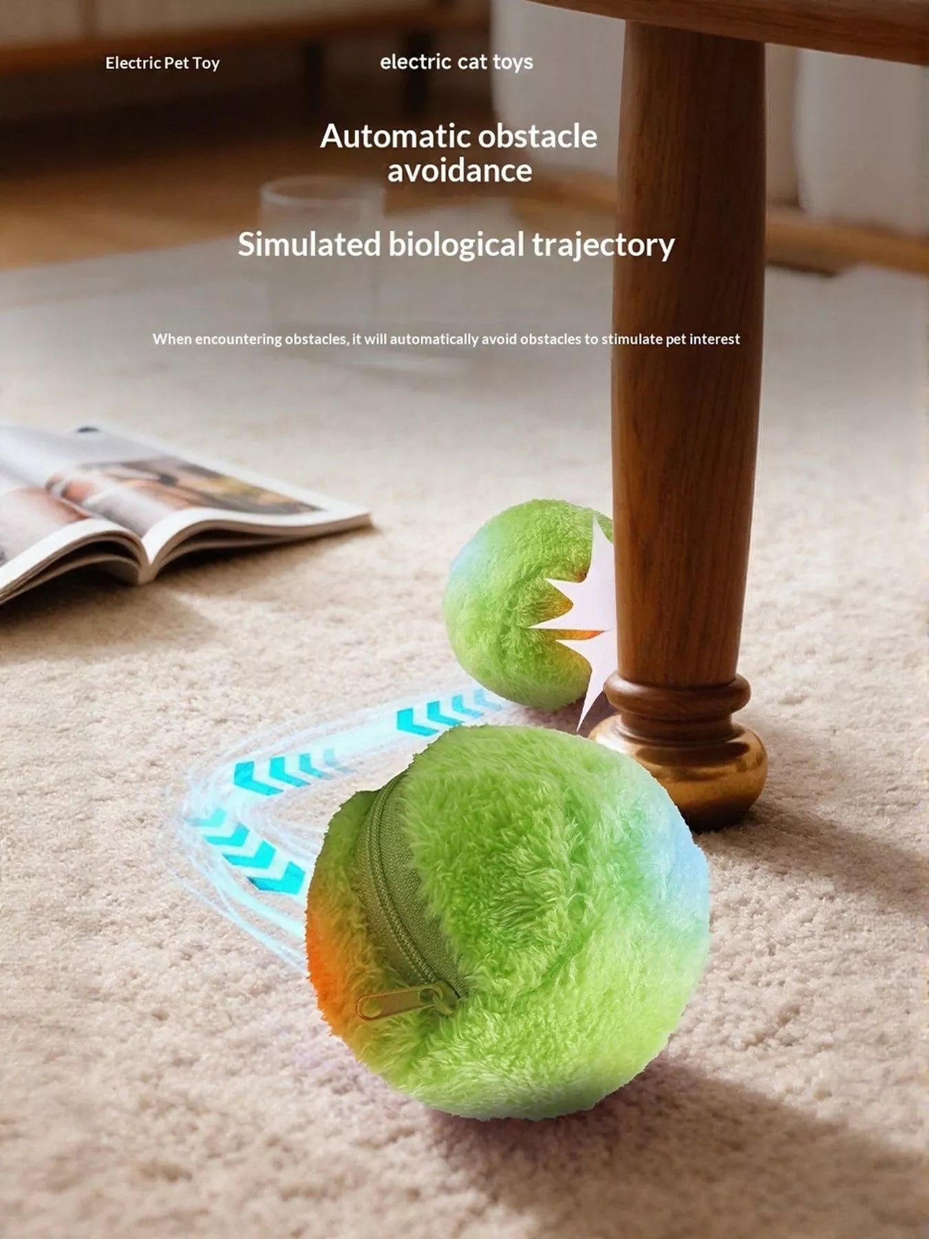 Electric Plush Pet Chase Ball
