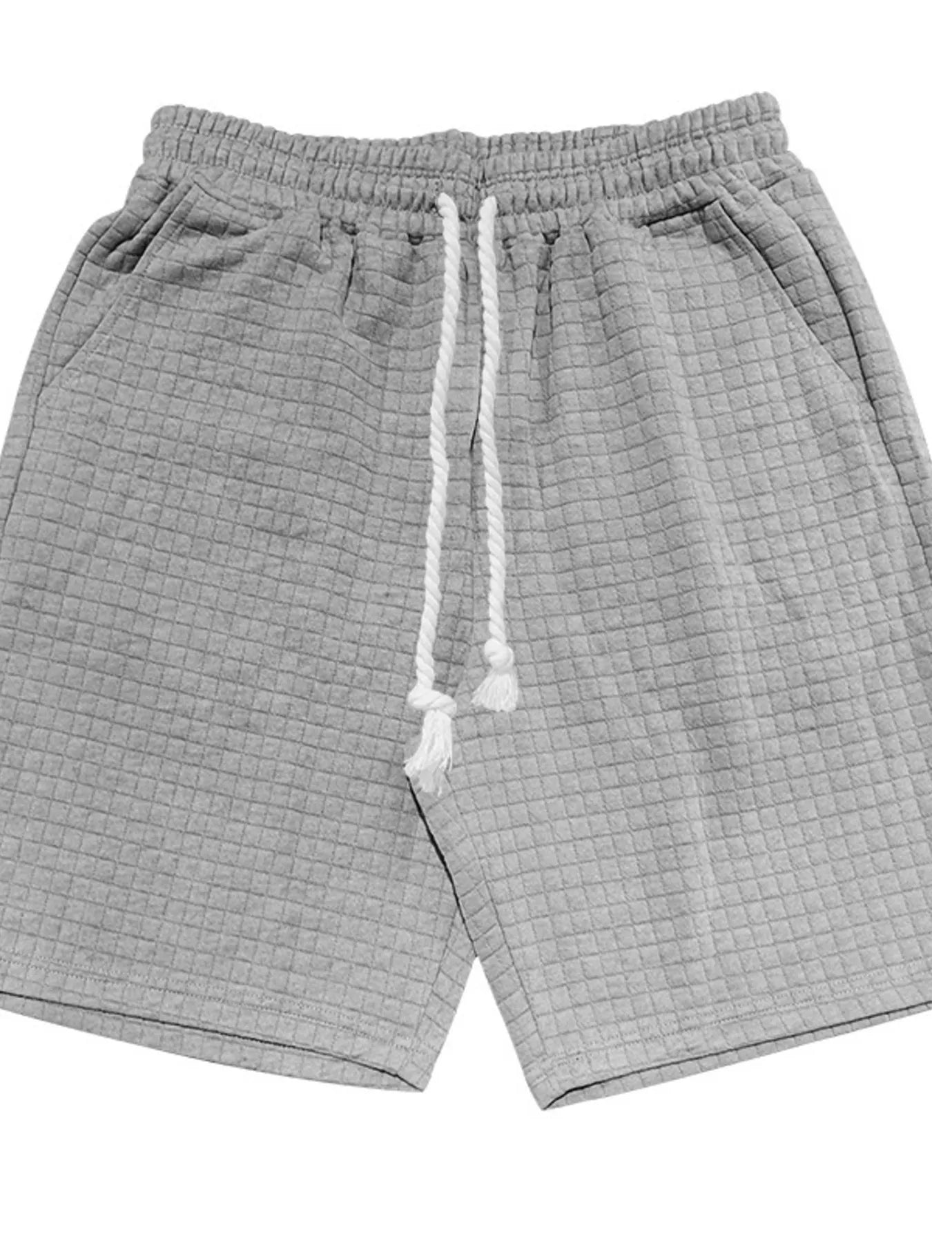 Men's Full Size Drawstring Shorts with Side Pockets Plus Size