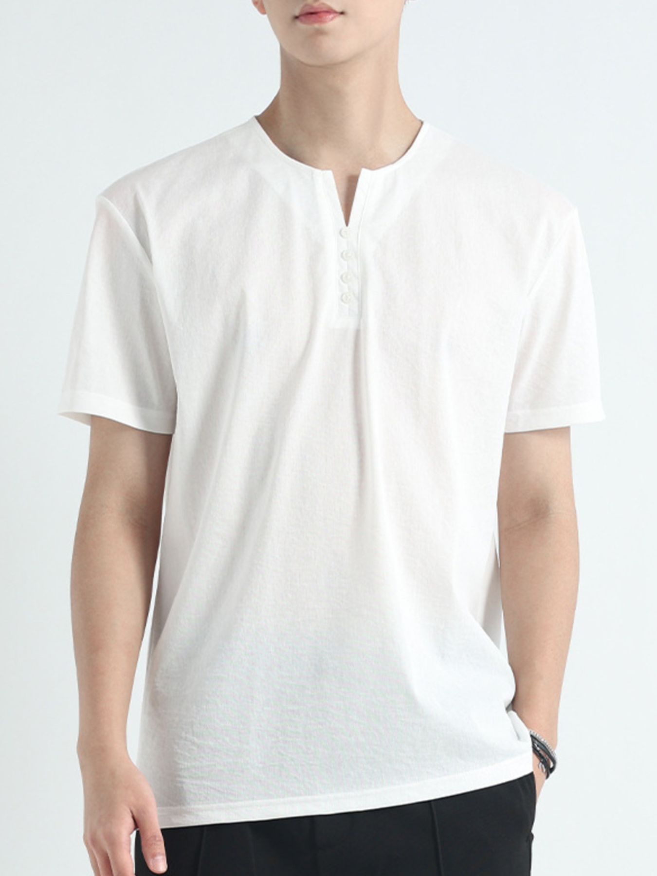 Men's Plus Size Casual Short Sleeve T-Shirt
