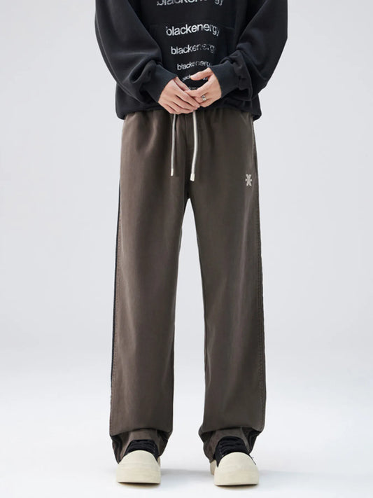 Men's Full Size Casual Loose Fit Drawstring Pants Plus Size