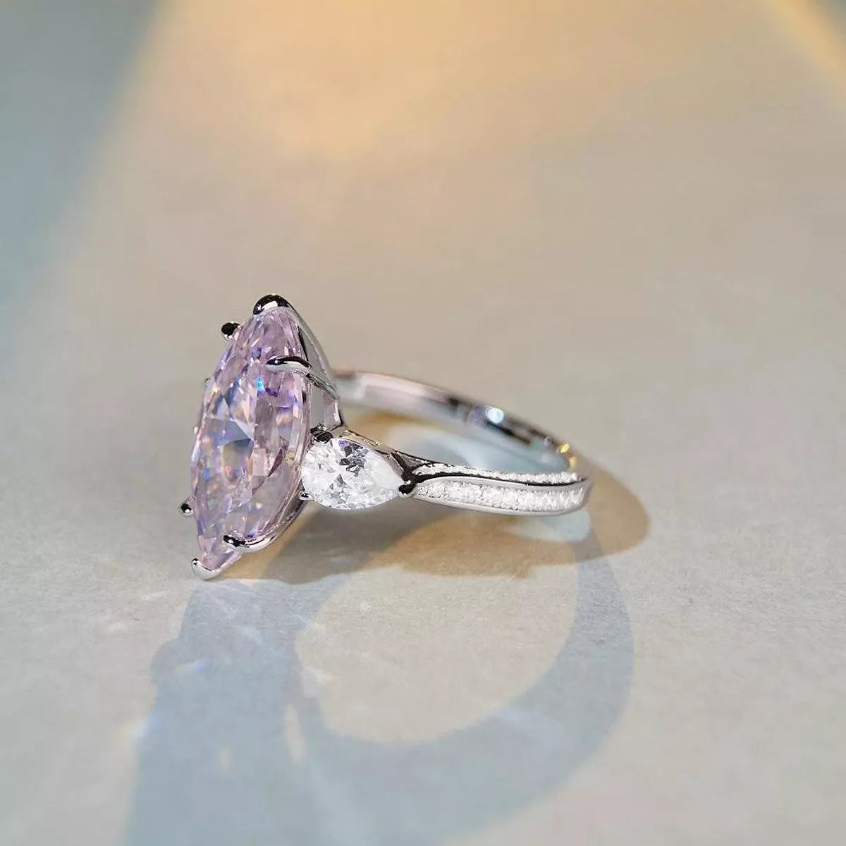 925 Sterling Silver Geometric Ring