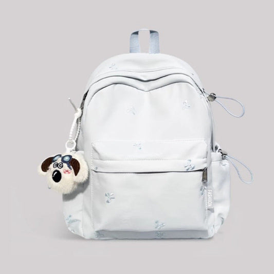 Embroidered Lightweight Backpack Bag