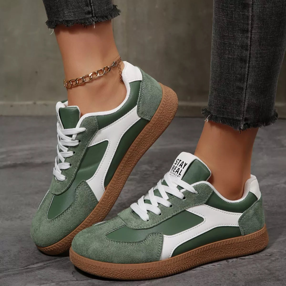 Round Toe Flats Sneakers