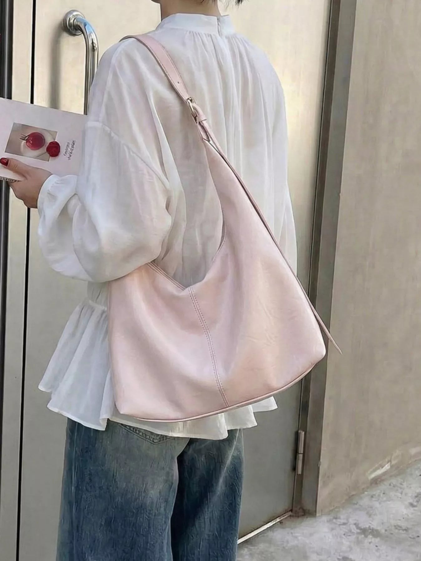 PU Leather Shoulder Bag
