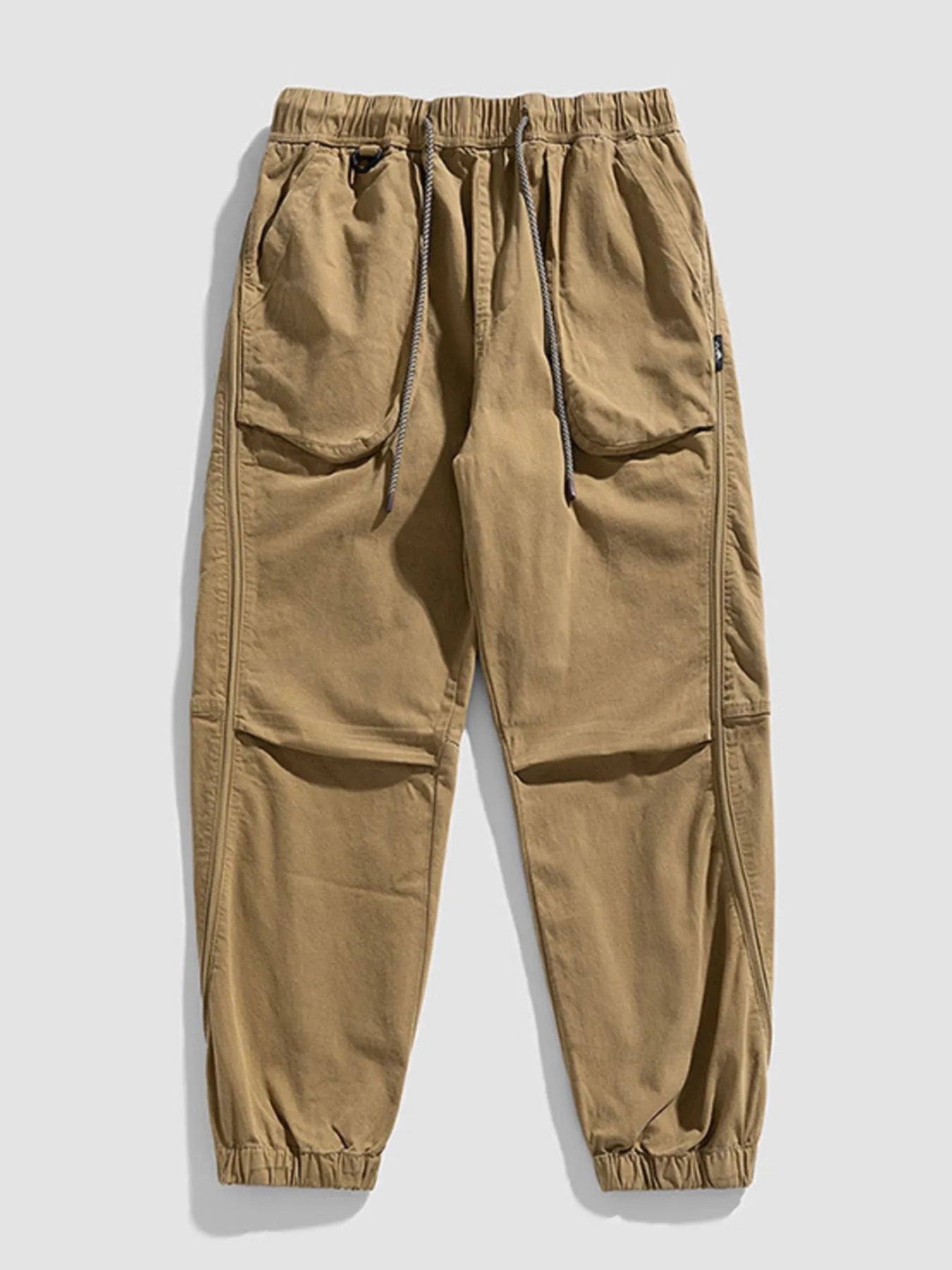 Men's Plus Size Drawstring Wide Leg Pants