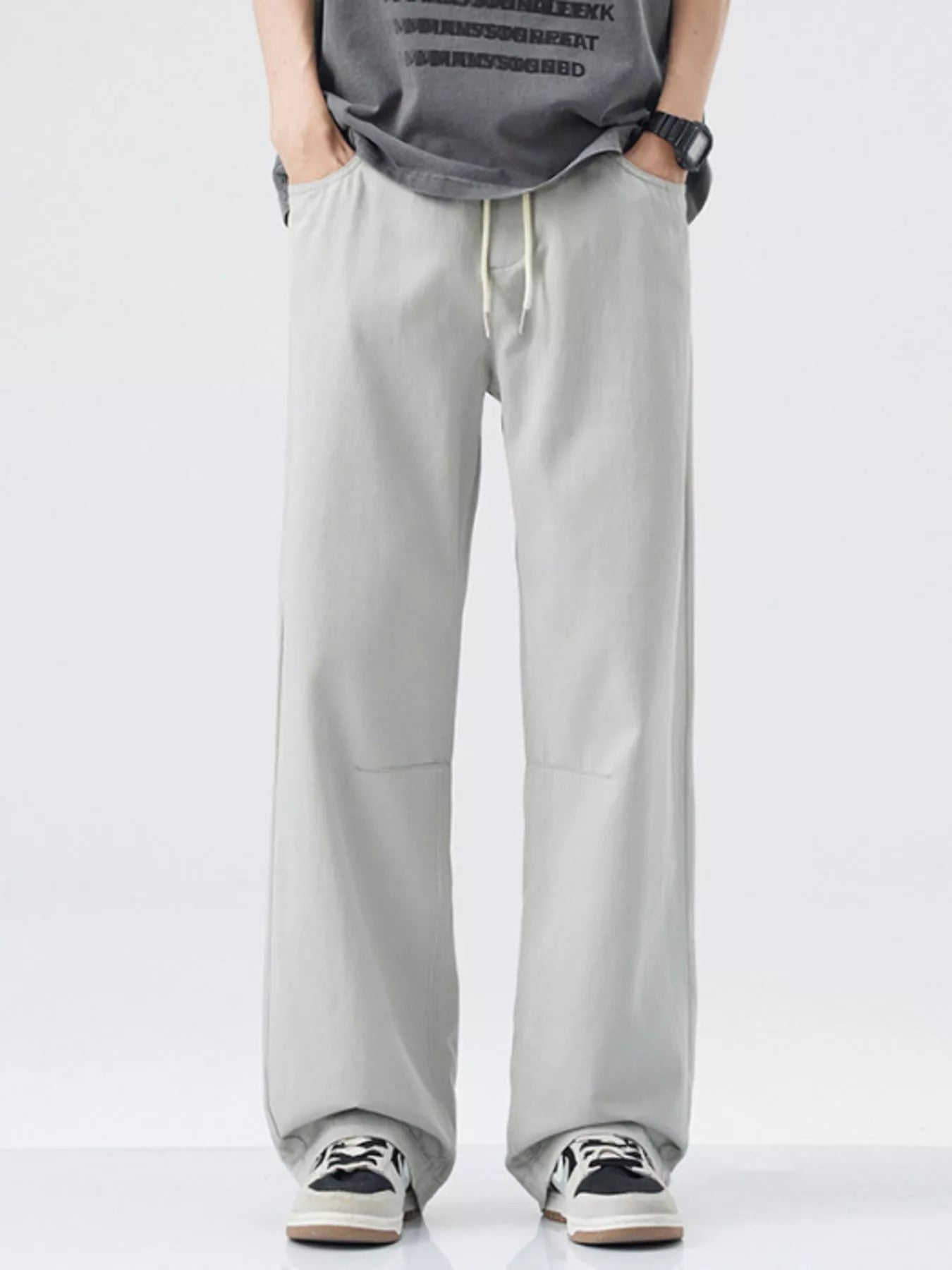 Men's Wide Leg Casual Pants