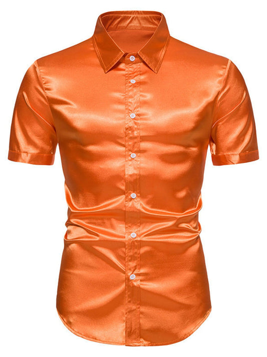 Men's Button Up Short Sleeve Shirt