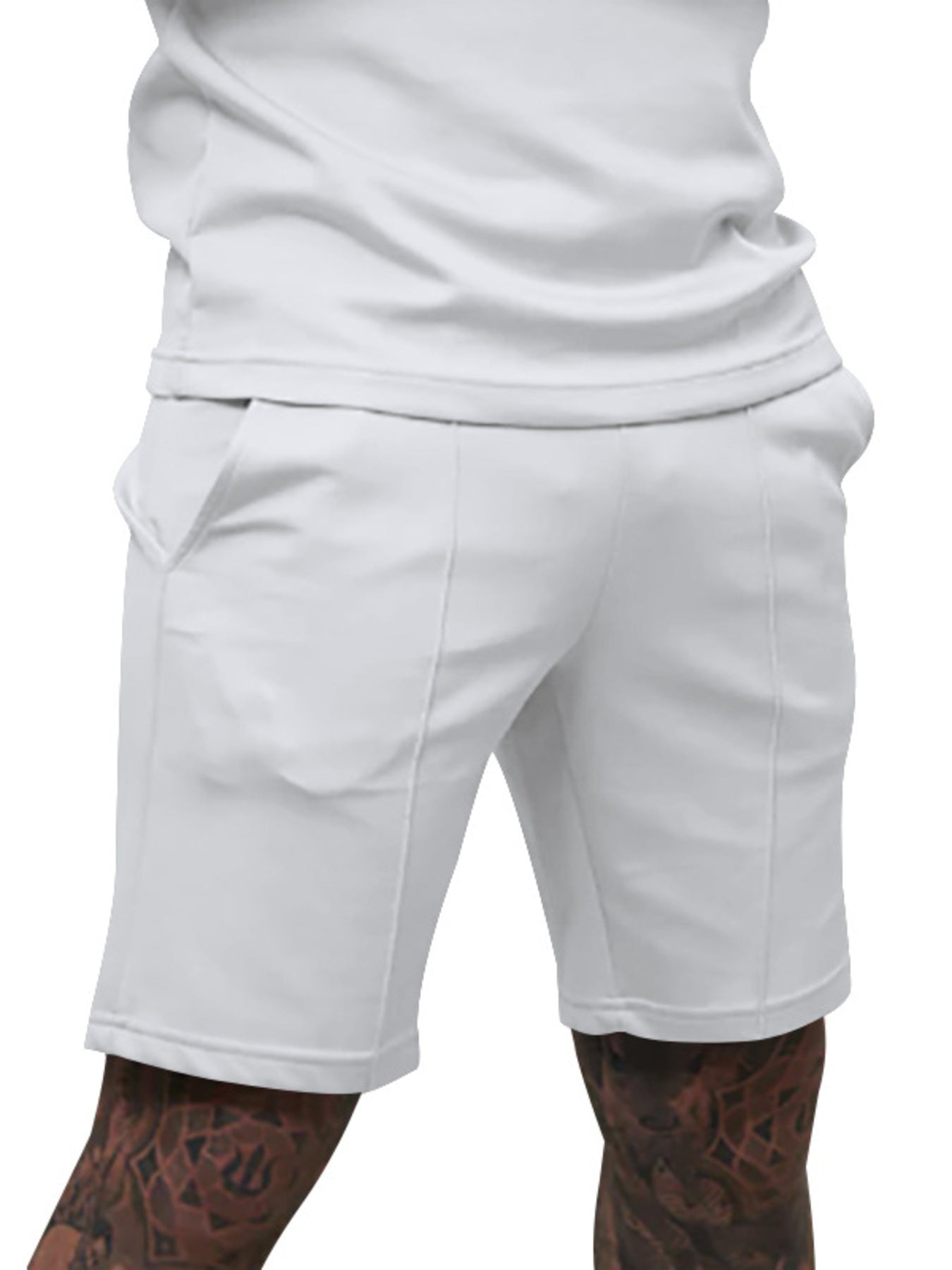 Men's Full Size Casual Drawstring Shorts Plus Size
