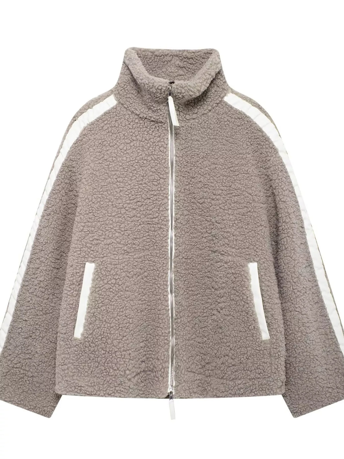 Sherpa Zip-Up Outerwear