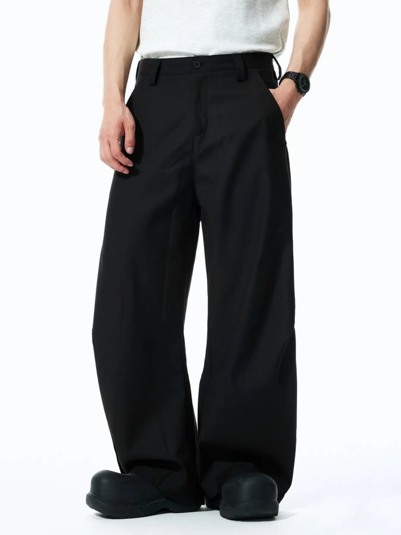 Men's Wide Leg Casual Pants