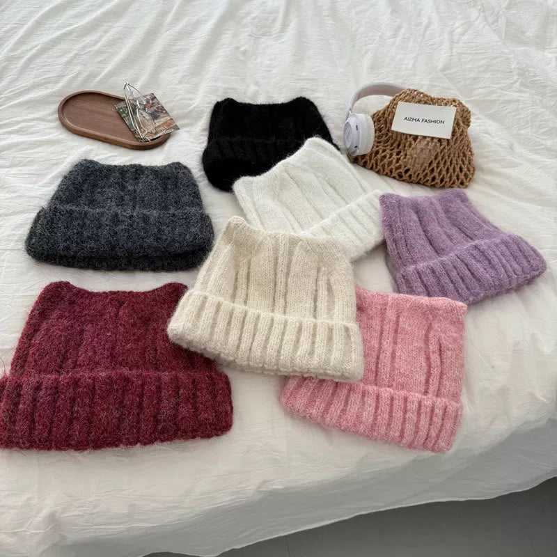 Cute Cat Ear Knitted Beanie Hat