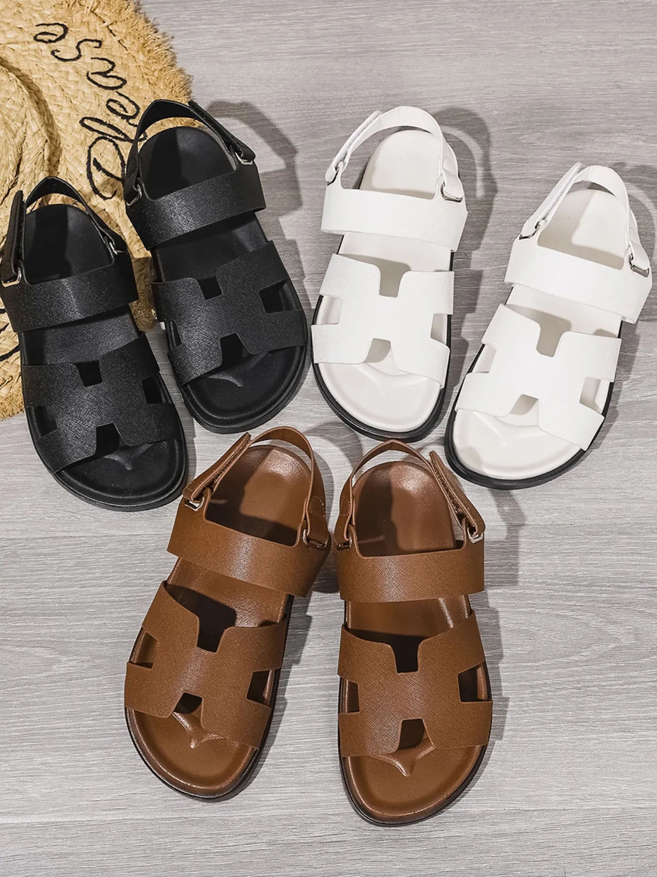 H-Style Gladiator Sandals with Ankle Strap