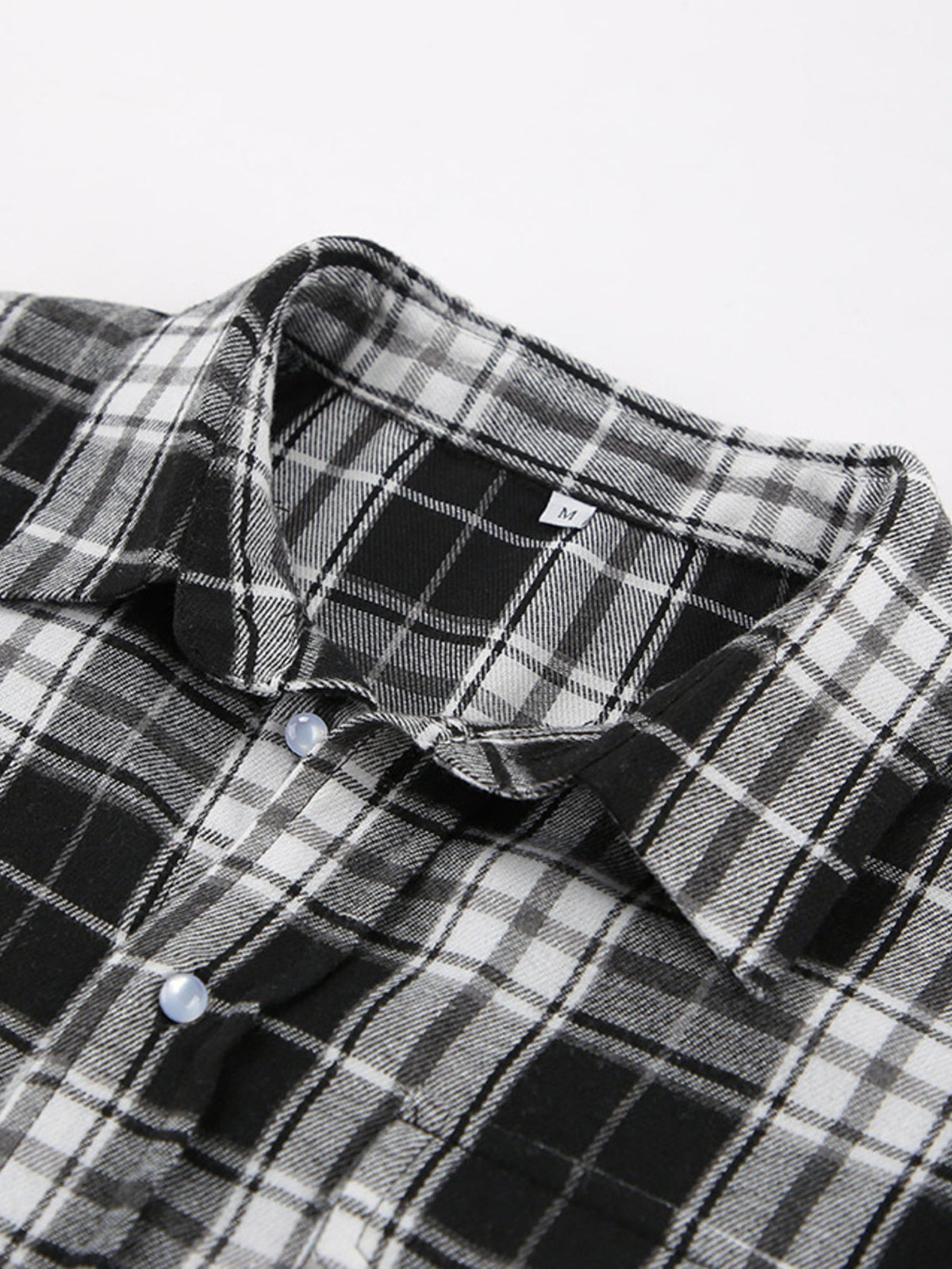 Oversized Plaid Button Up Shirt