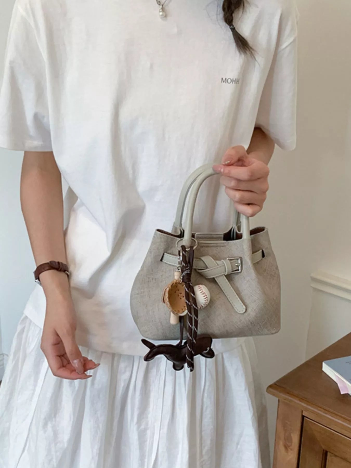 Top Handle Crossbody Bag