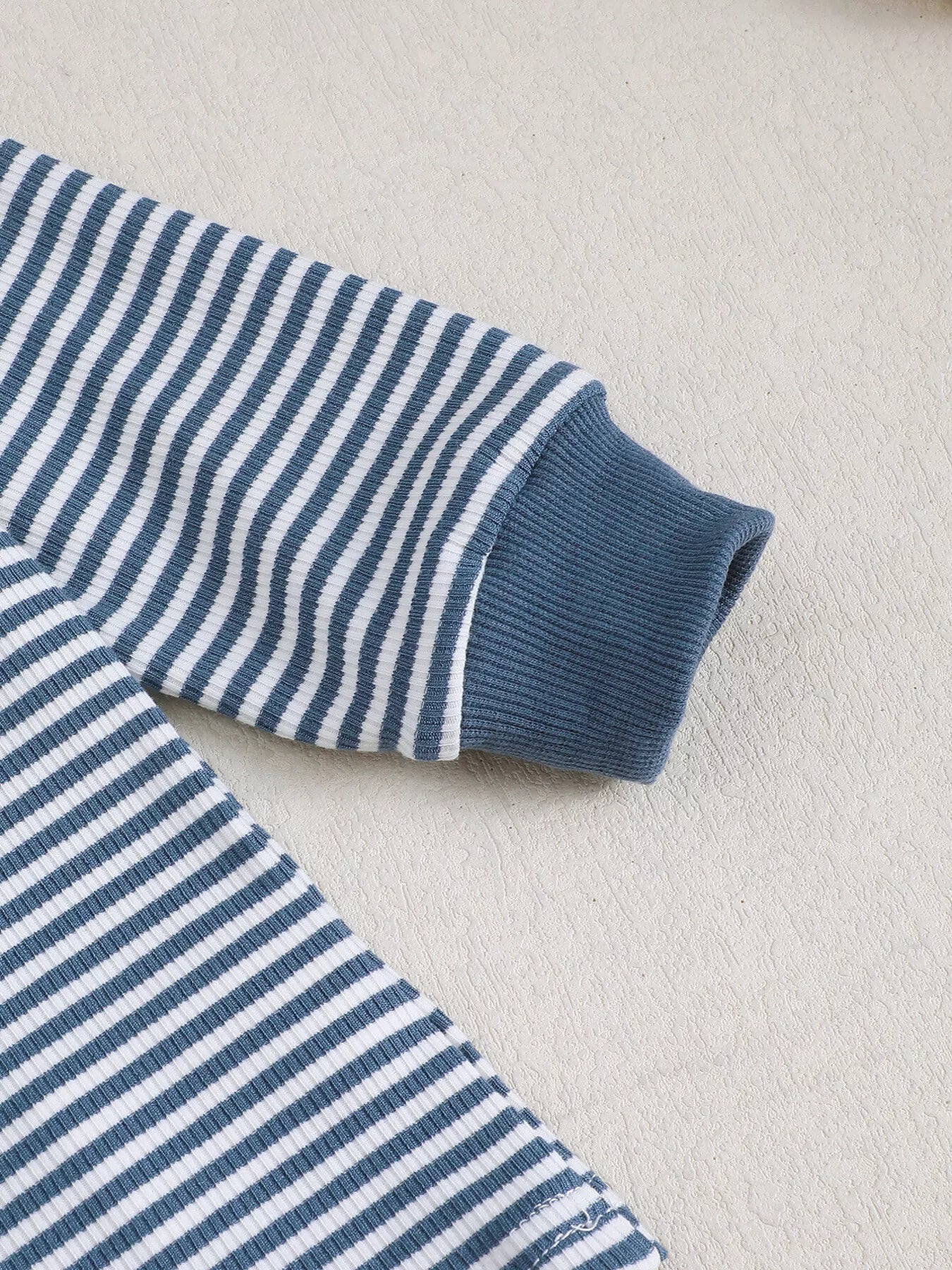 Children's Bear Striped Top and Pants Set