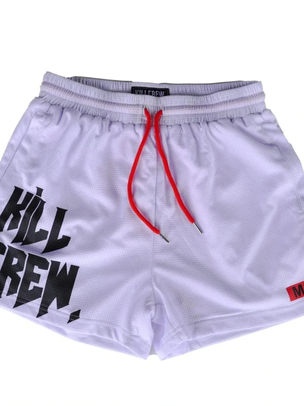 Men's Plus Size Letter Drawstring Shorts