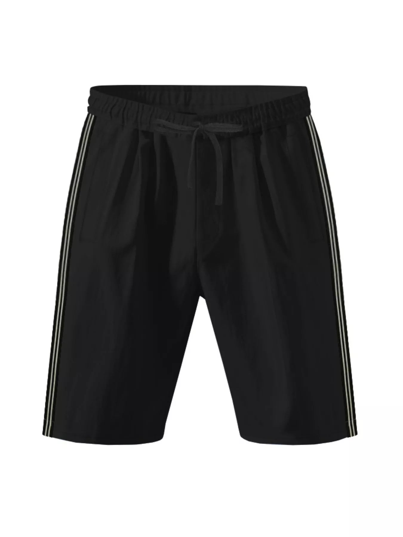 Men's Full Size Casual Striped Shorts Plus Size