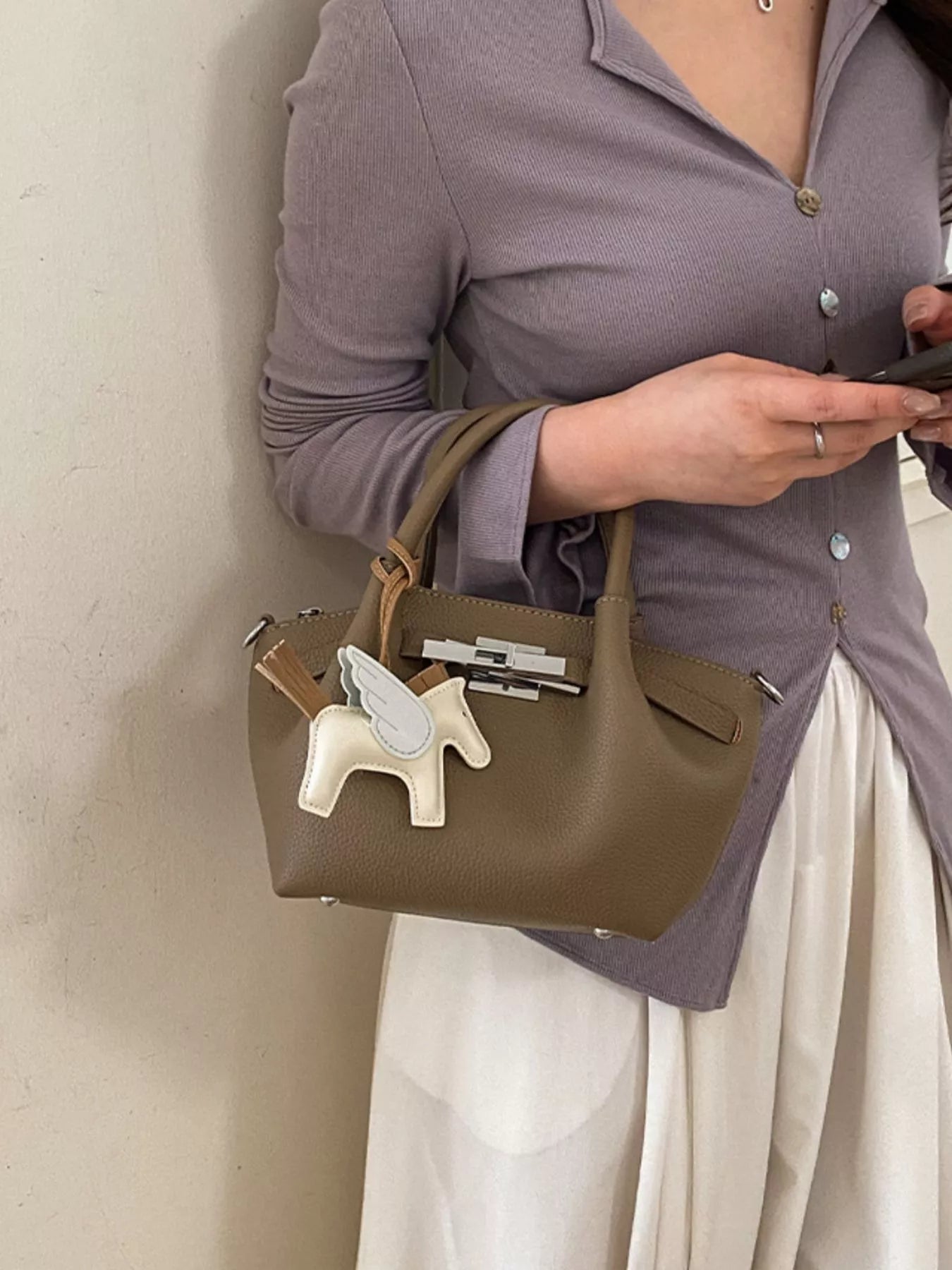 Top Handle Crossbody Bag