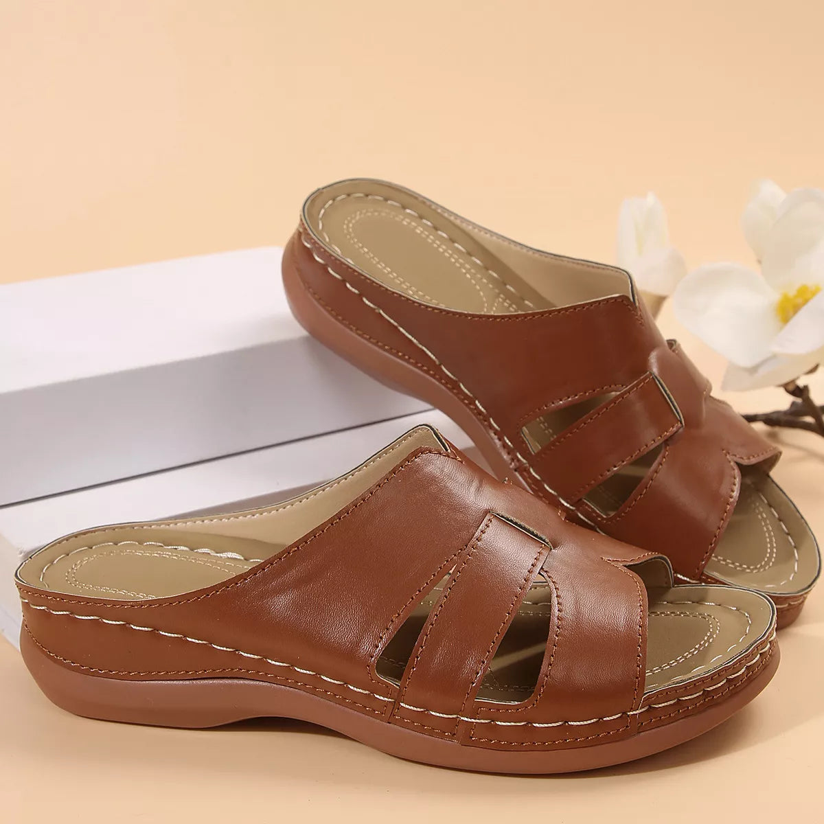 Open Toe Wedge Sandals
