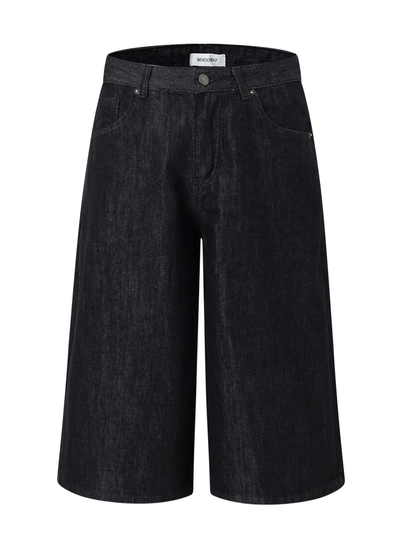 Men's Wide-Leg Denim Shorts