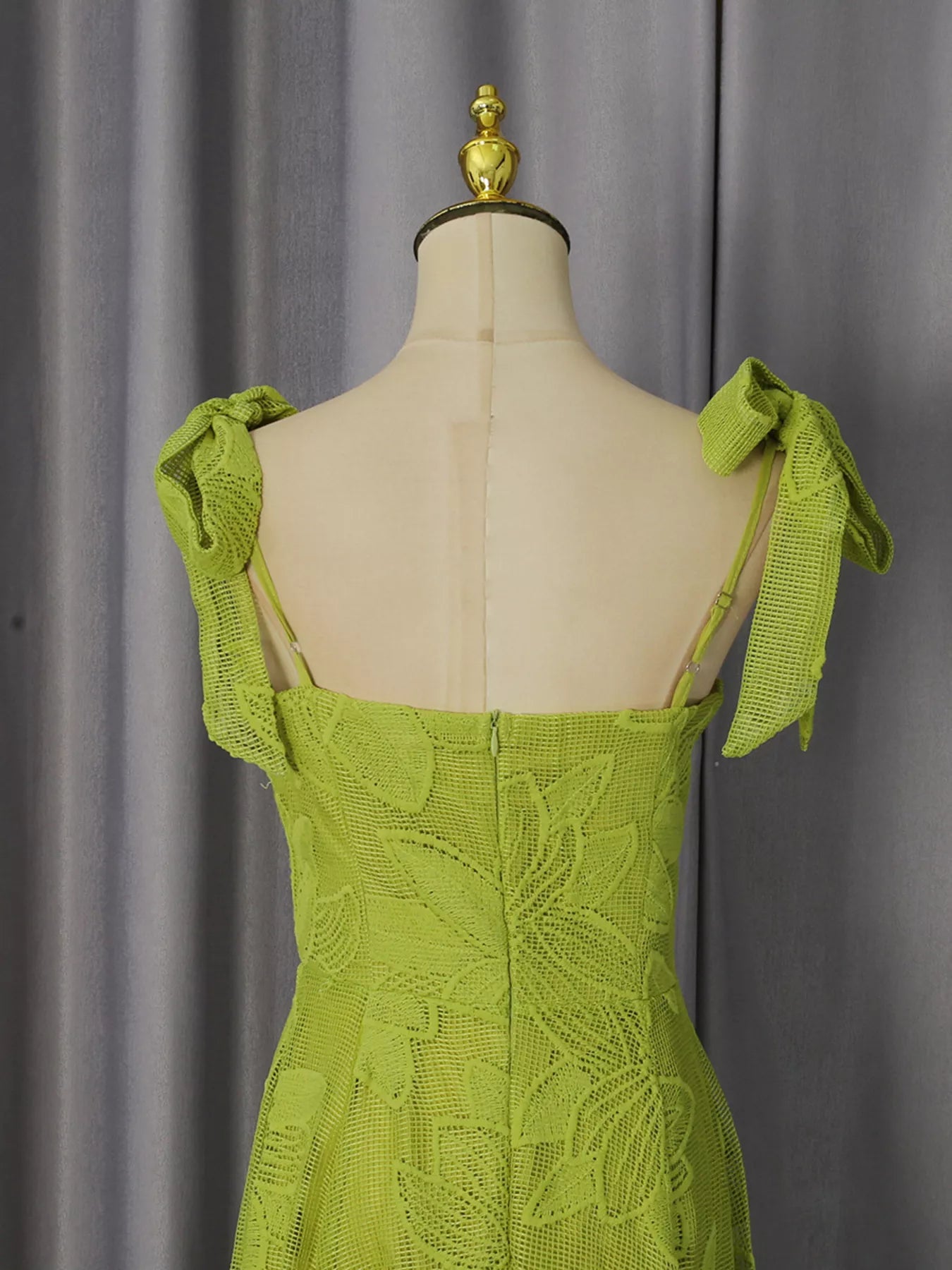 Sweetheart Neck Tie-Strap Dress