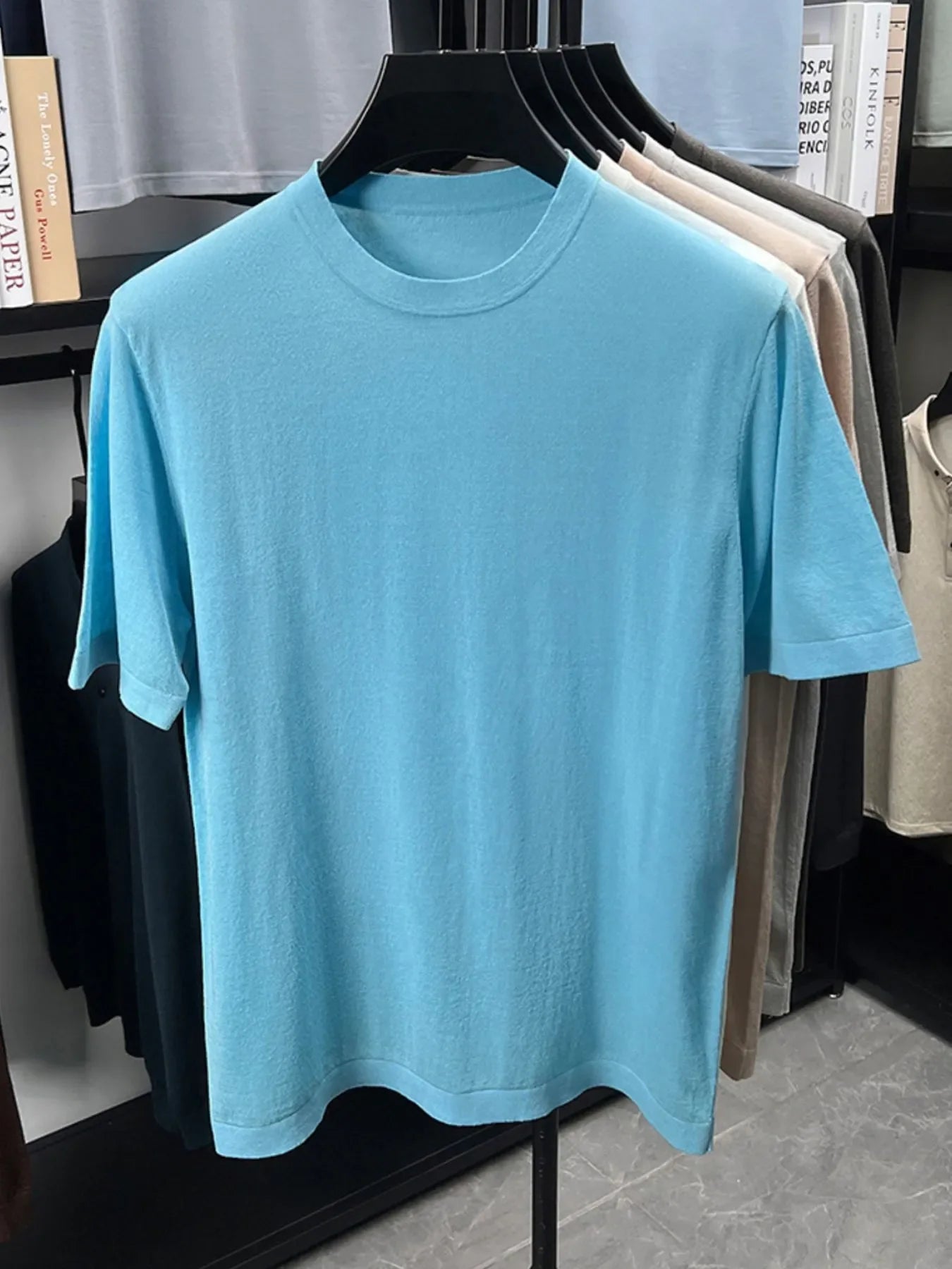 Men's Plus Size Round Neck Short Sleeve T-Shirt