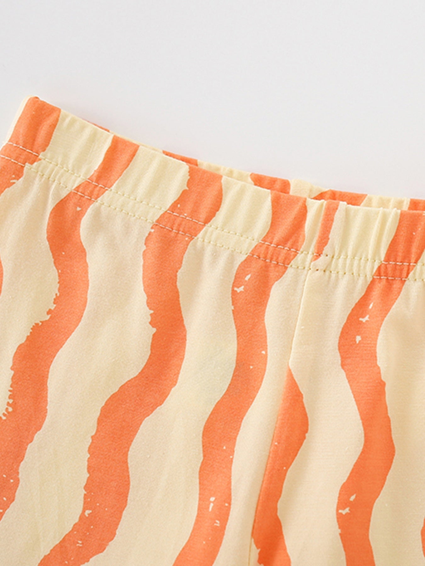 Children's Graphic Tee & Striped Shorts Set