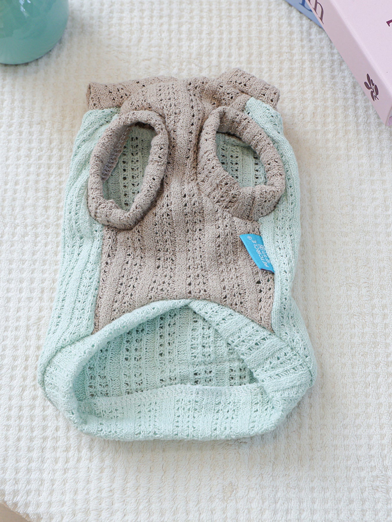 Flower Knitted Pet Hoodie