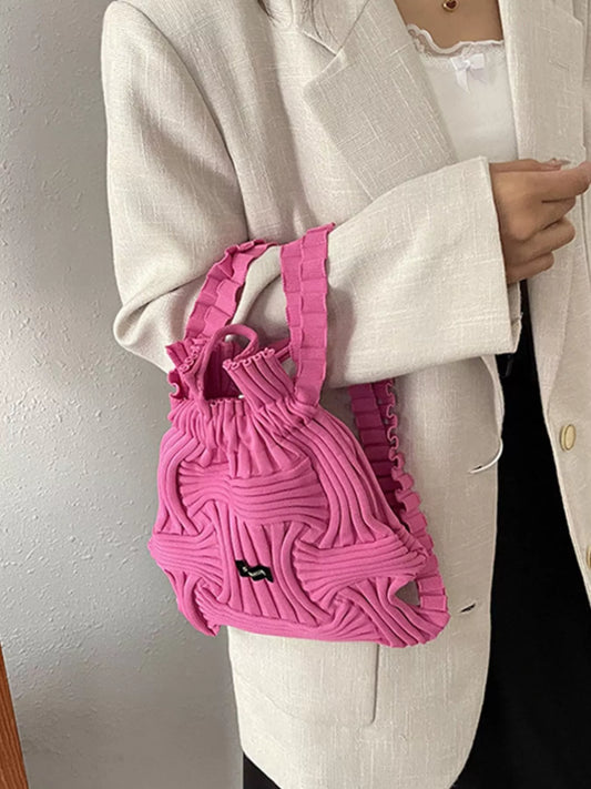 Lightweight Knitted Backpack Bag