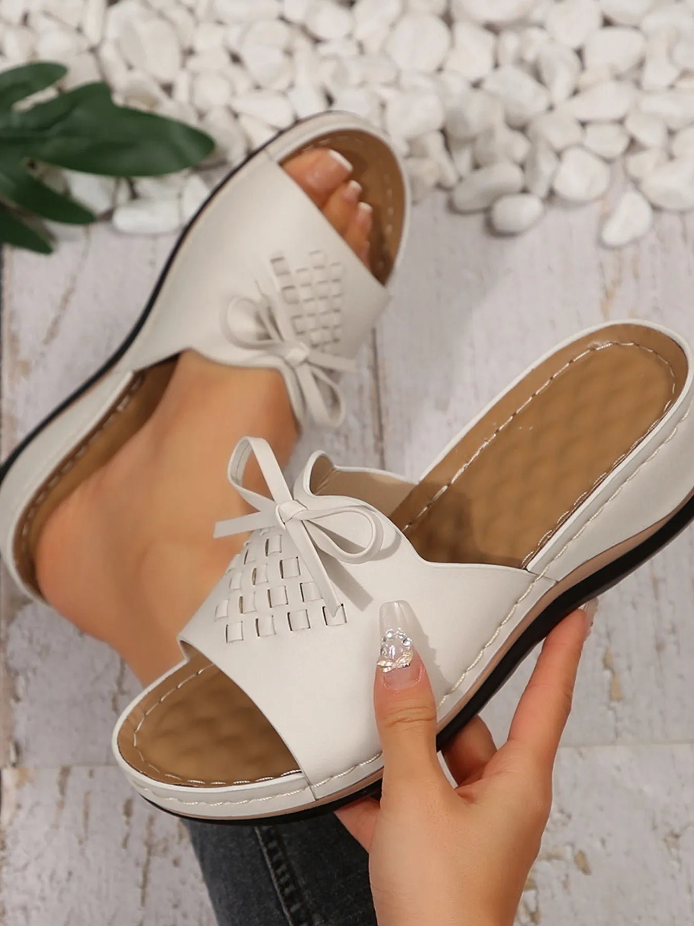 Bow Open Toe Sandals