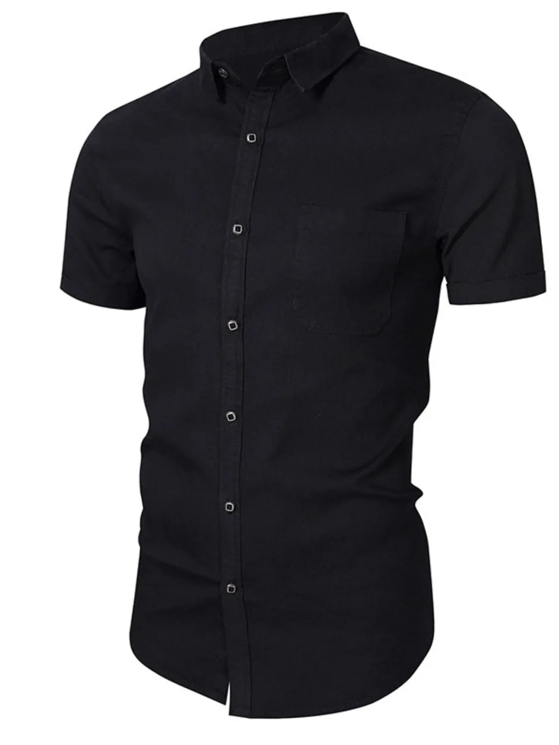 Men's Button Up Short Sleeve Shirt