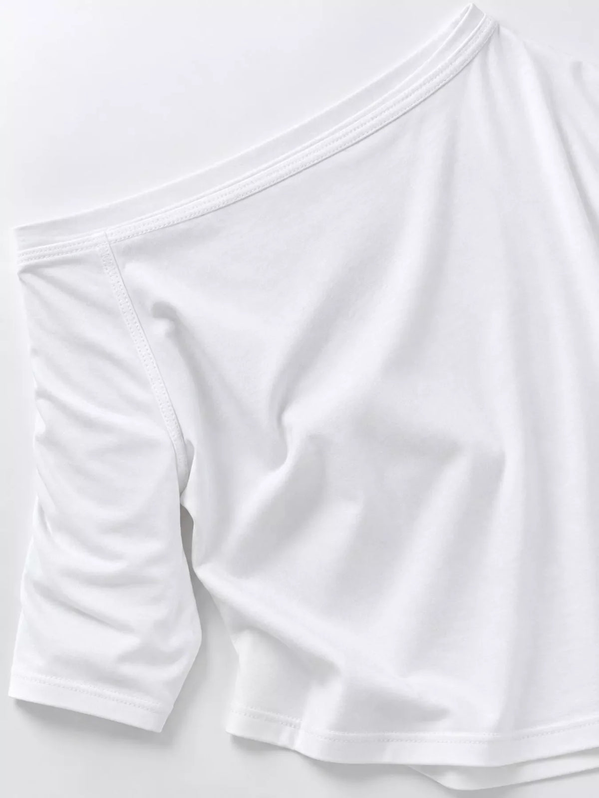 Boat Neck Short Sleeve T-Shirt
