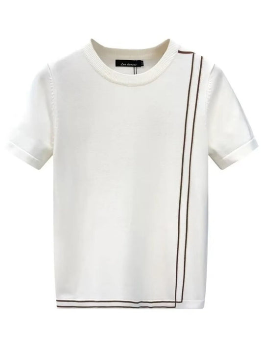 Men's Full Size Round Neck Short Sleeve T-Shirt Plus Size