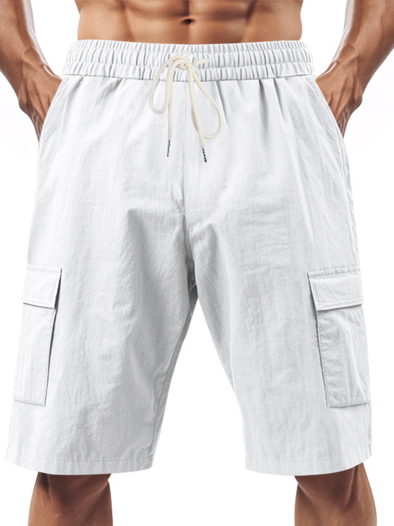 Men's Full Size Casual Lightweight Cargo Shorts Plus Size