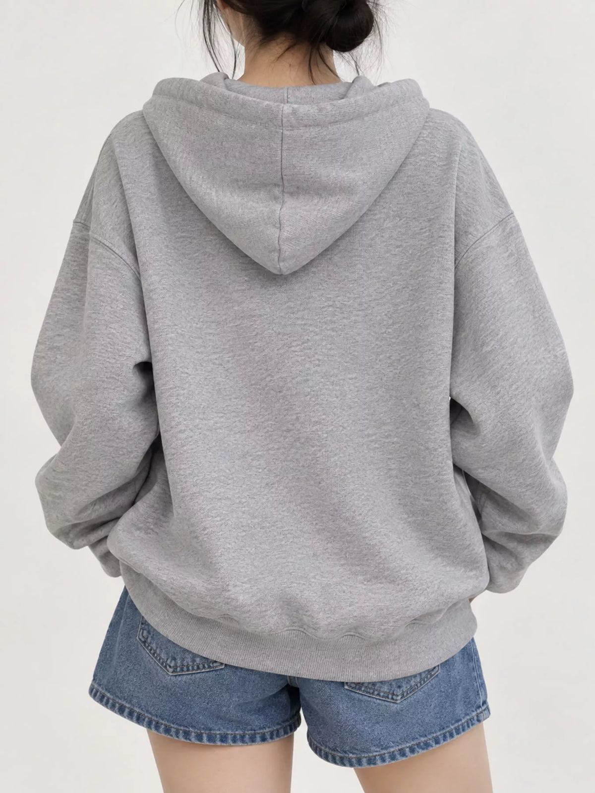 Letter Graphic Long Sleeve Hoodie