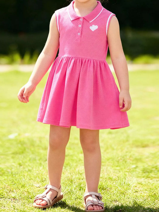 Children's Sleeveless Polo Dress