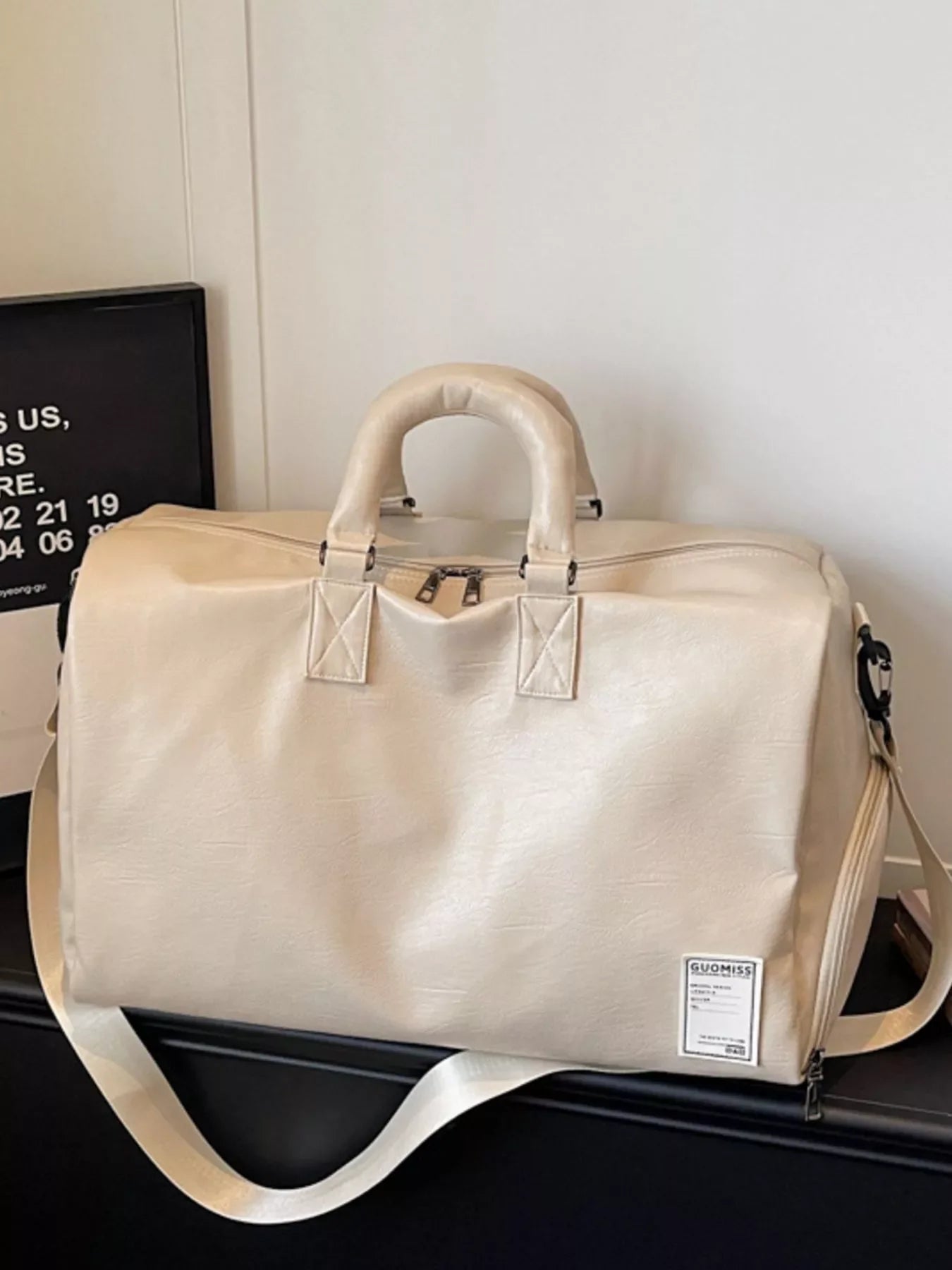 Large Capacity Leather Travel Bag