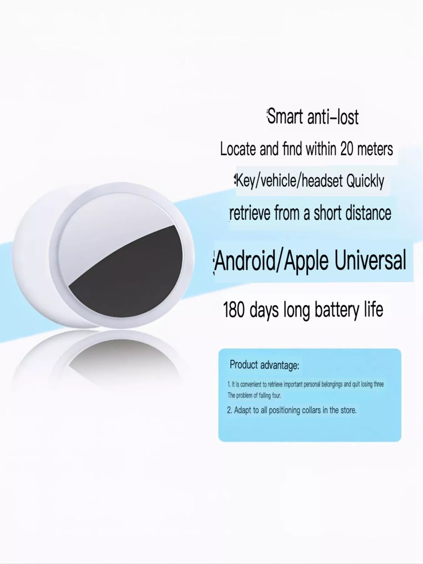 All Devices Airtag Reflective Pet Collar with Bell Anti-Lost Locator