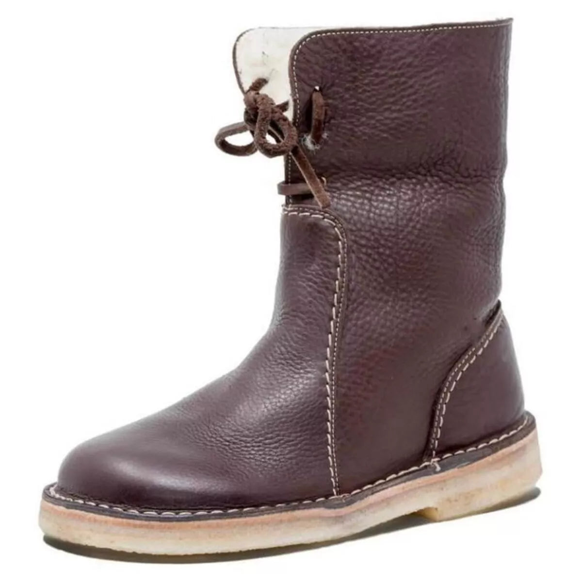 Round Toe Flats Boots