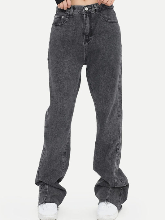 Men's Loose Fit Jeans with Pockets
