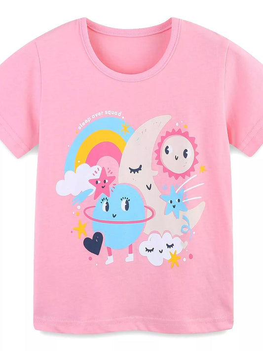 Children's Sleepover Squad Graphic T-Shirt