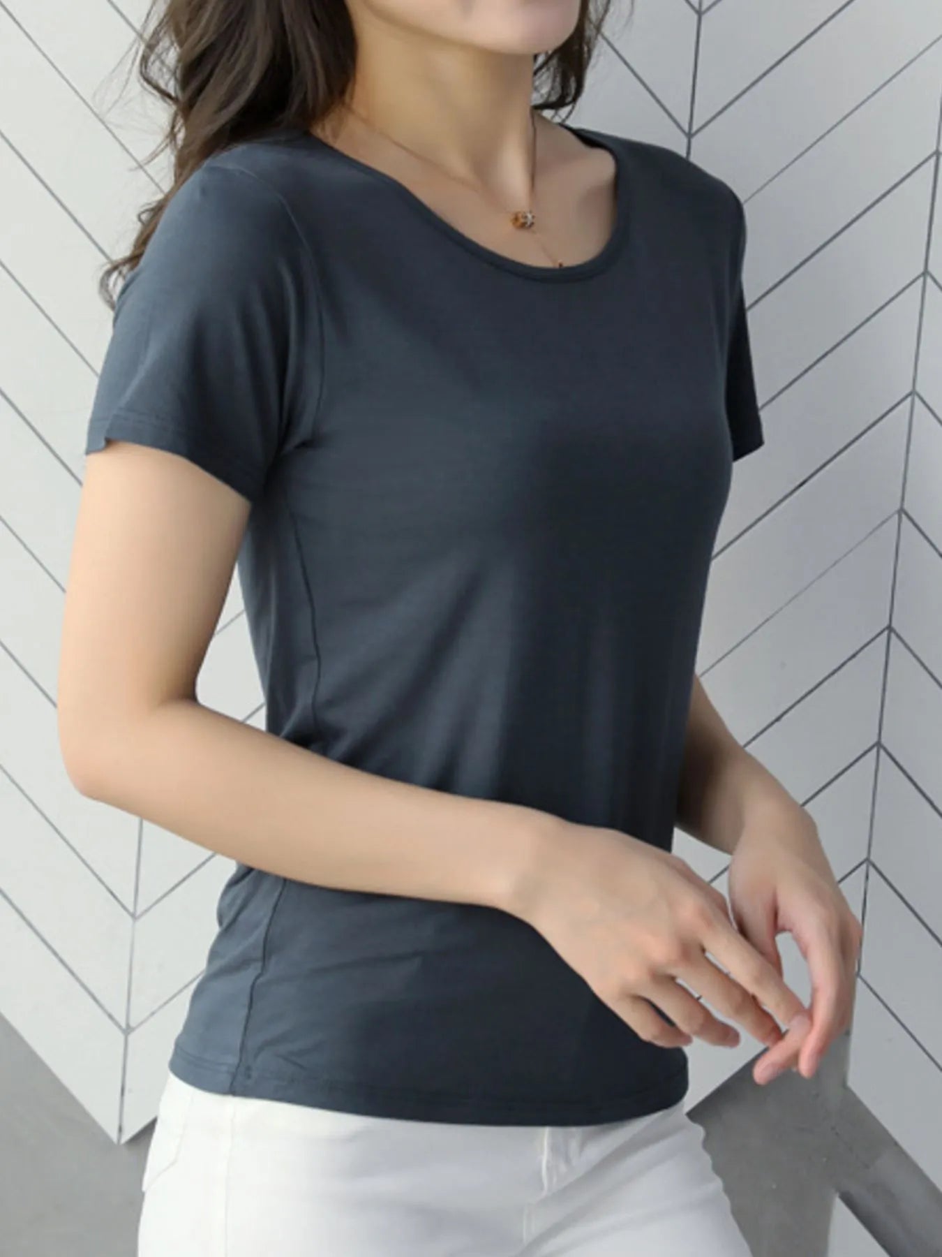 Round Neck Short Sleeve T-Shirt