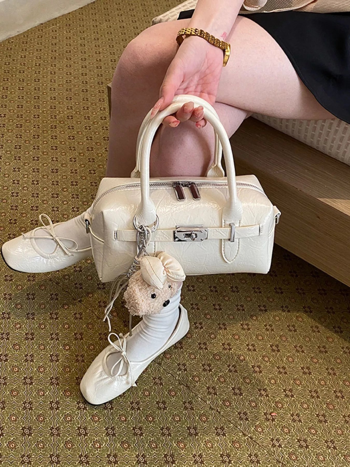 Top-Handle Shoulder Bag