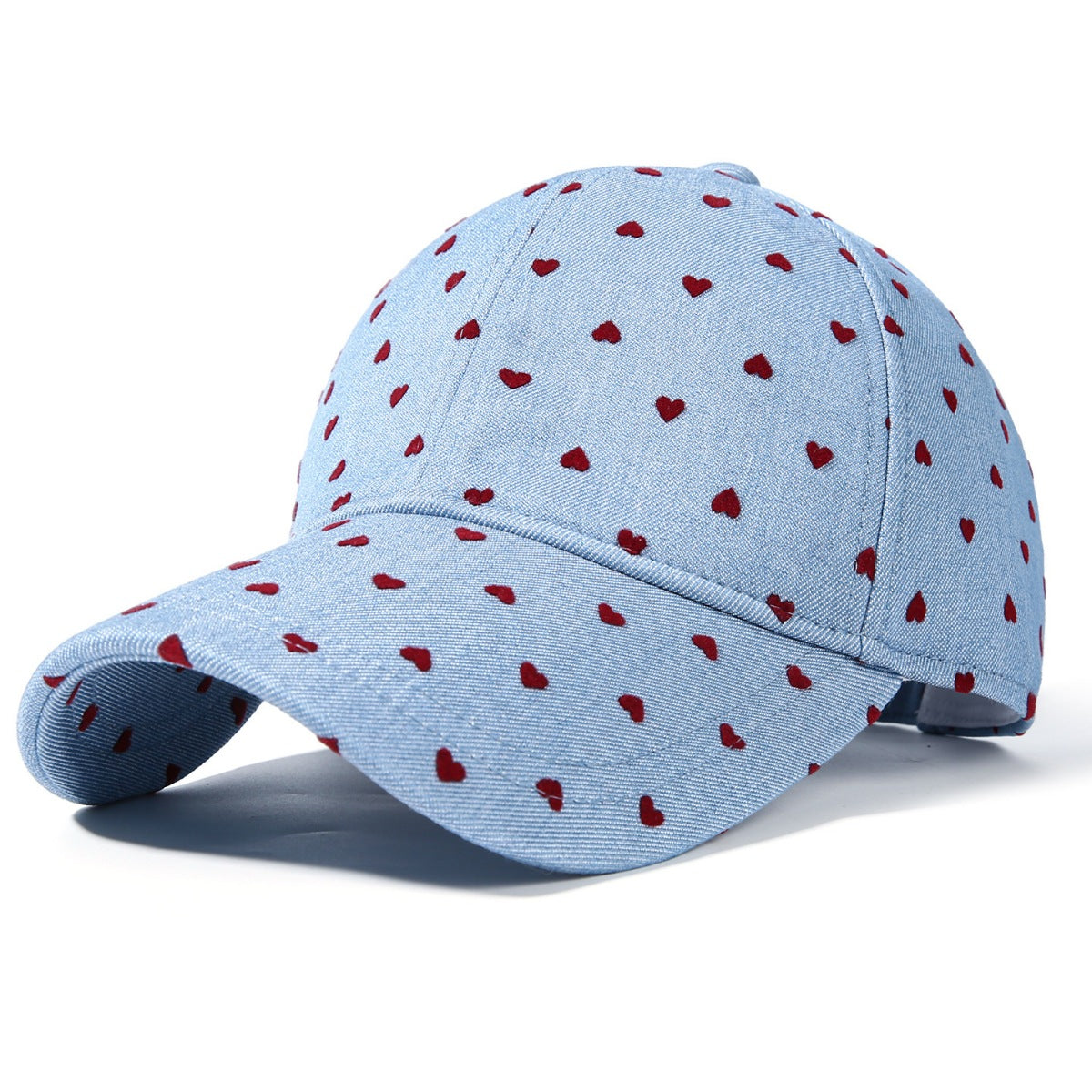 Heart-Patterned Casual Baseball Cap