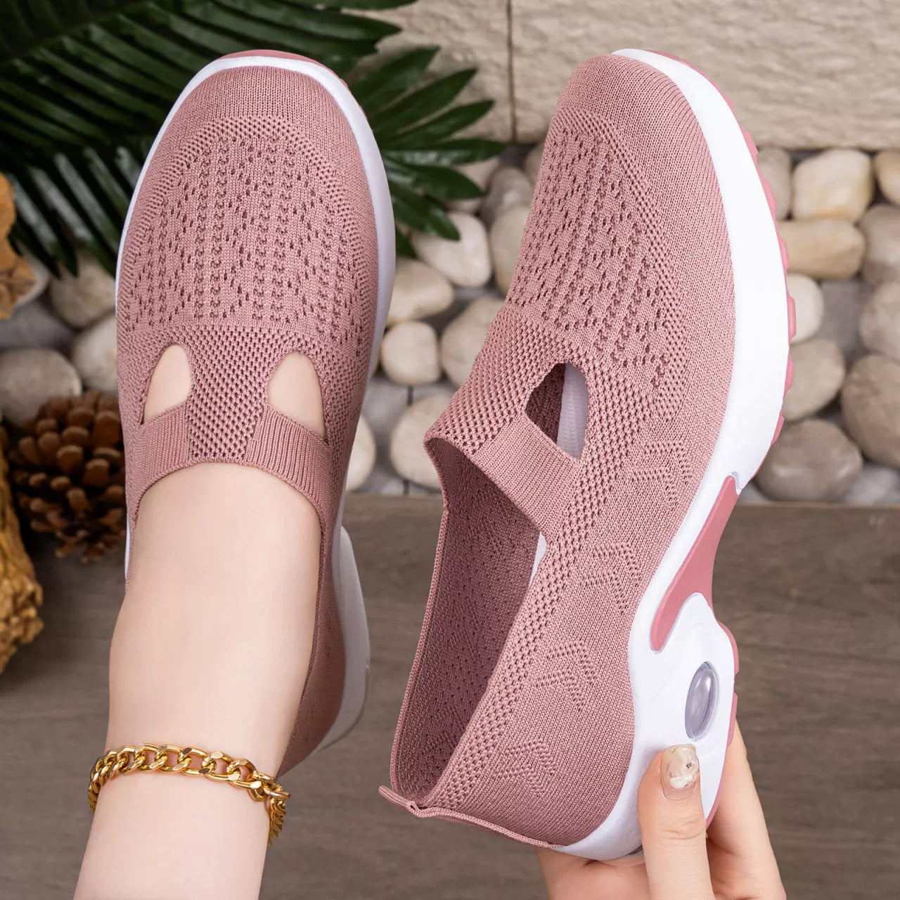 Round Toe Slip-Ons